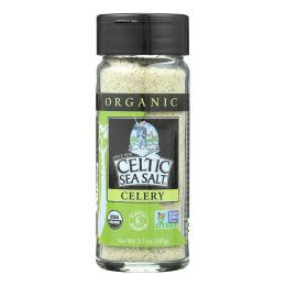 Celtic Sea Salt - Organic Sea Salt - Celery - Case of 6 - 3.9 oz.