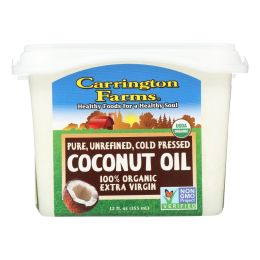 Carrington Farms Coconut Oil - Case of 6 - 12 fl oz.