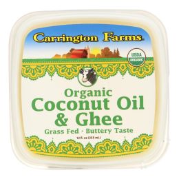 Carrington Farms Coconut Oil - Buttery Taste - Case of 6 - 12 oz.