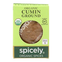 Spicely Organics - Organic Cumin - Ground - Case of 6 - 0.45 oz.