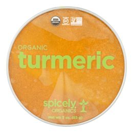 Spicely Organics - Organic Turmeric - Case of 2 - 3 oz.