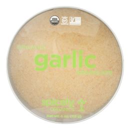 Spicely Organics - Organic Garlic Granulates - Case of 2 - 4 oz.