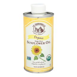 La Tourangelle Sunflower Oil - Case of 6 - 16.9 Fl oz.