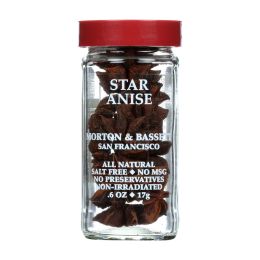 Morton and Bassett Seasoning - Star Anise - .6 oz - Case of 3