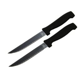 2-Piece Serrated Stainless Steel Steak Knife Set Case Pack 144